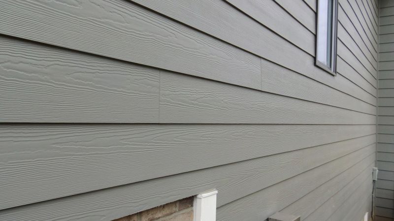 Fiber Cement Siding with Textured Finish